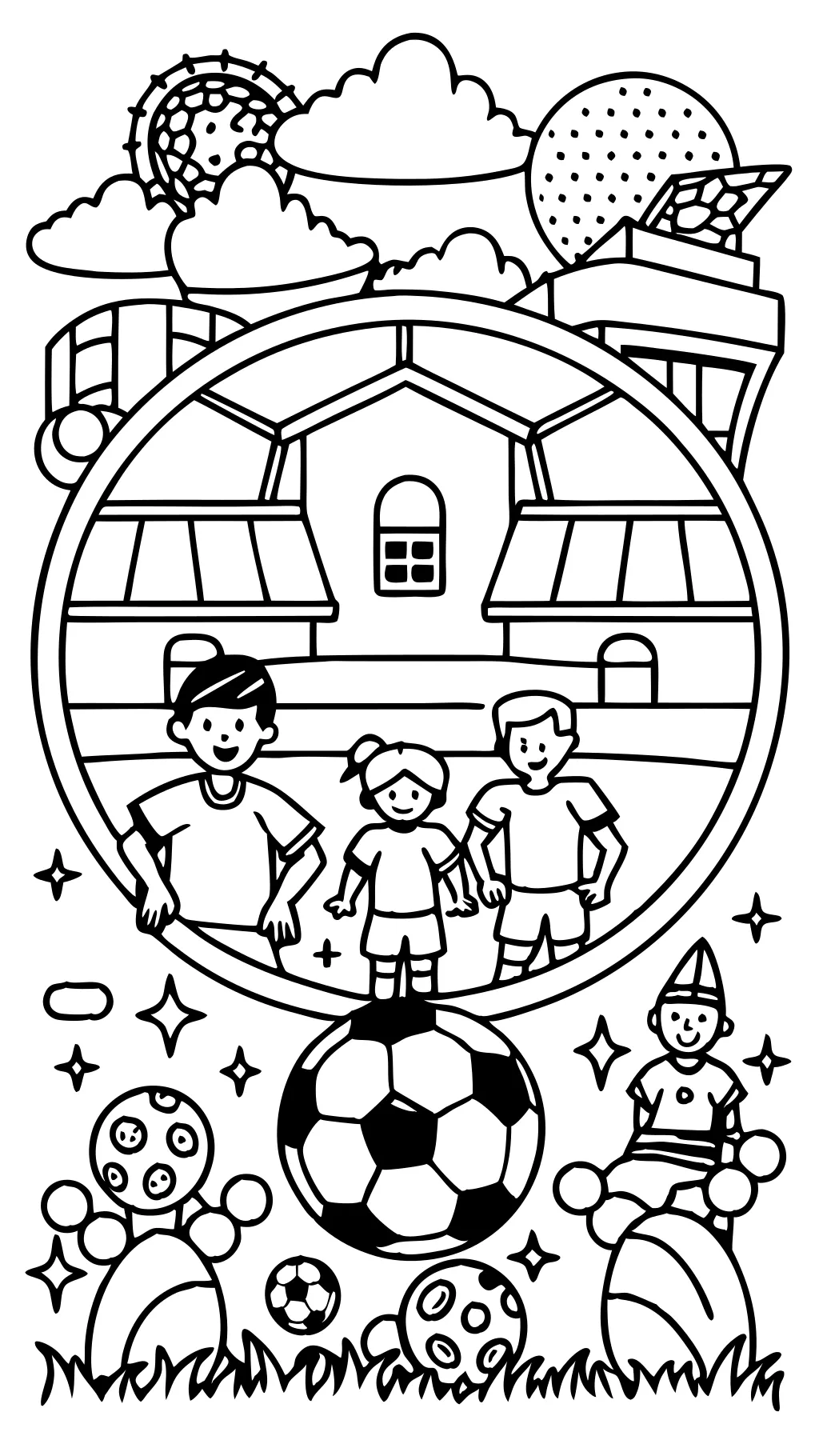 coloriages du football